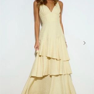Hello Molly Cream High Low Dress
